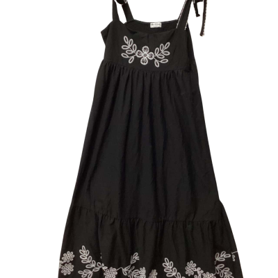 Miss Selfridge Womens  Size 14 Maxi Dress Black  (f)