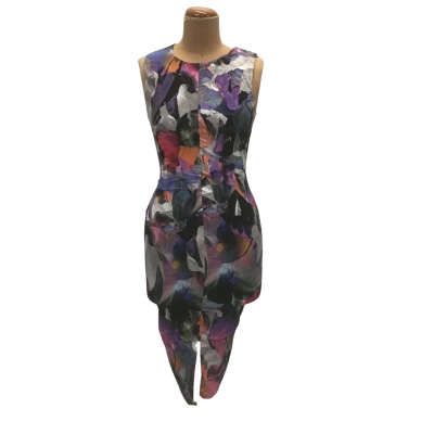 Kookai Sleeveless Bodycon Dress Size 1 Purple 