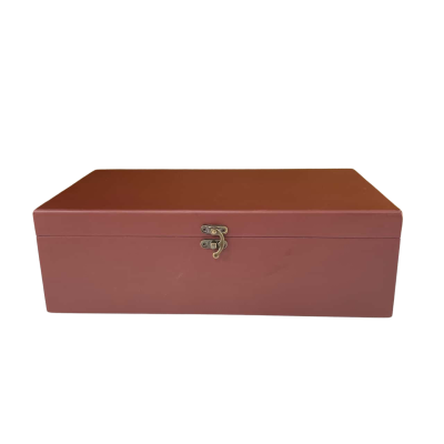 Timber Box with lining. 36 x 20 x 12