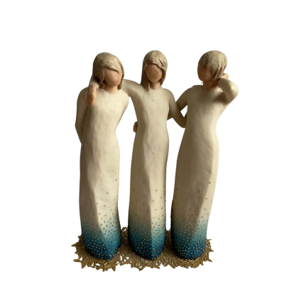 Willow Tree - By My Side figurine- 3 Women Side by side - Susan Lord Demdaco 2014