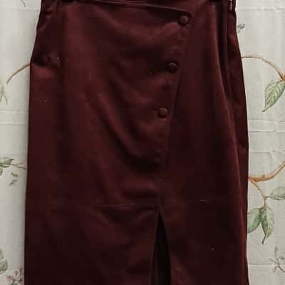 Table Eight Womens  Size 14 Midi Skirt Maroon 
