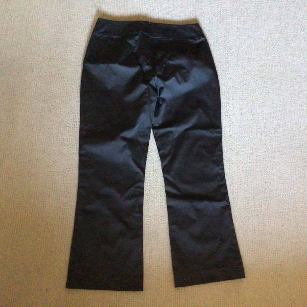 Womens JAG SATIN LOOK PANTS Size 12 Black