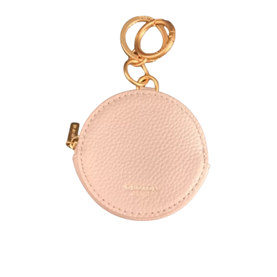 NEW - Oroton Womens  Round Coin Purse Soft Pink  