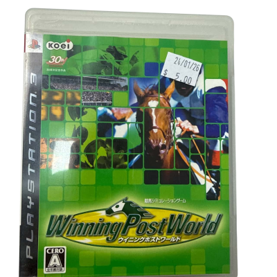 PS3 winning post world Japanese version 