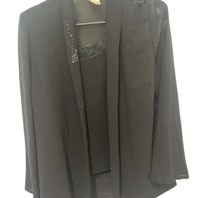   Faitat Womens  Size 36 Blouse Black  