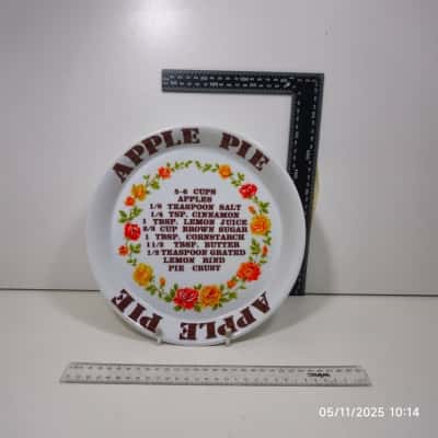 Apple Pie Recipe Dish Japanese Vintage 