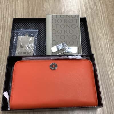 Oroton Wallet, Earrings and Passport holder 