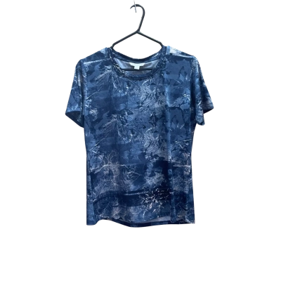 Noni B Womens  Size S Short Sleeve Top Blue 