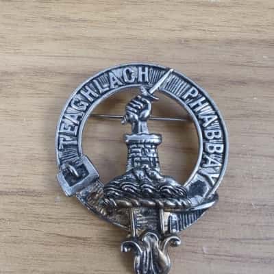 Morrison Clan Crest cap badge or brooch.