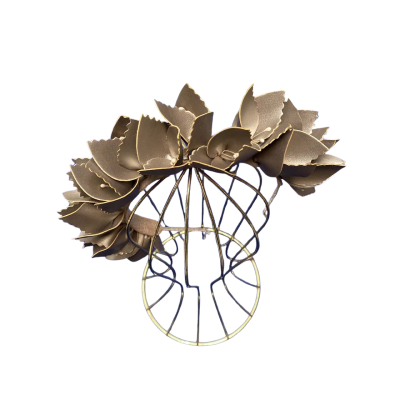 Olga Berg Womens Pewter Headband