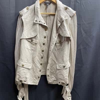 Harry Who Womans Beige/Brown/Tan Jacket