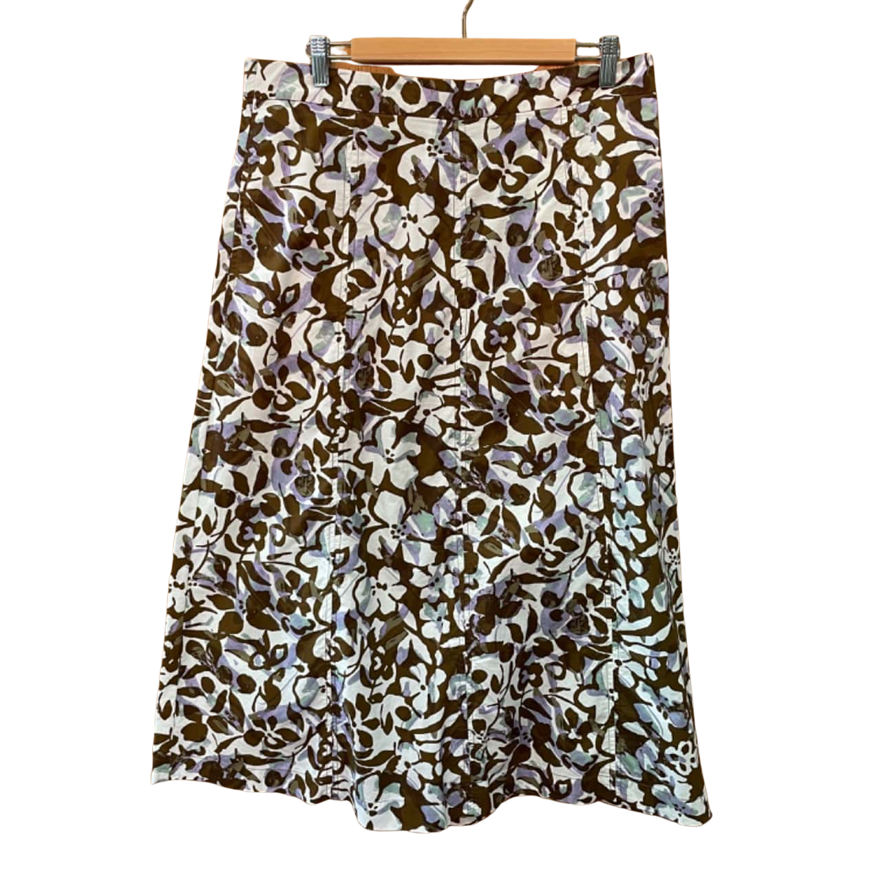 Sportscraft, Hawaiian Print Summer Cotton Skirt Size 12(s)