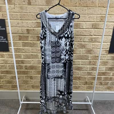 Rockmans Womens  print dress aztec Size 8 