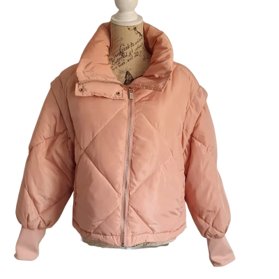 Toast Society Womens  Size M Puffer Jacket Chalk Pink  BNWT
