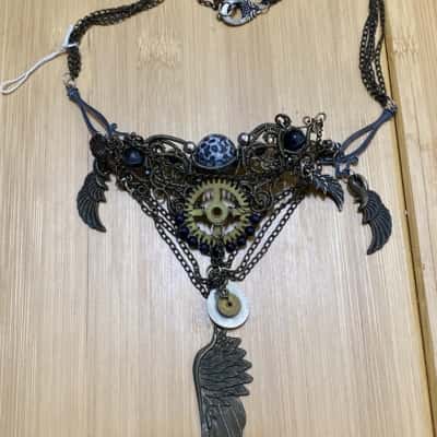  Womens Necklace Handmade steam punk