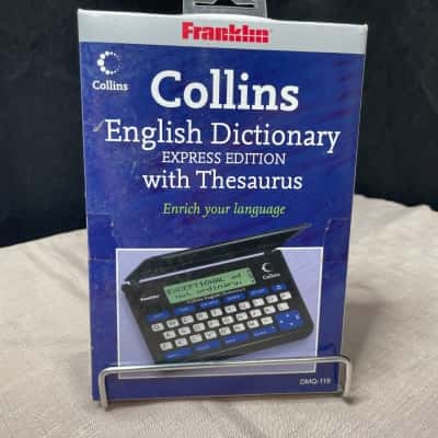  Franklin Collins English Dictionary Express Edition with Thesaurus (Model DMQ-119)
