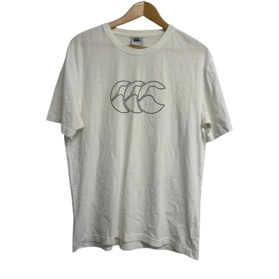Canterbury Mens Size L White T-shirt 