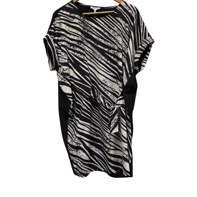 BNWT Wayne Cooper Womens  Size 14 Casual Dress Black  / White 
