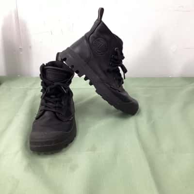 Palladium Pampa Hi Zip Leather Boots – Black US 5 Unisex 