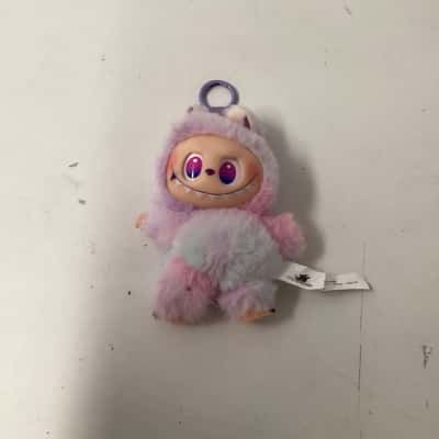 Pop mart Labubu "The monsters - big into energy" purple/white vinyl plush 