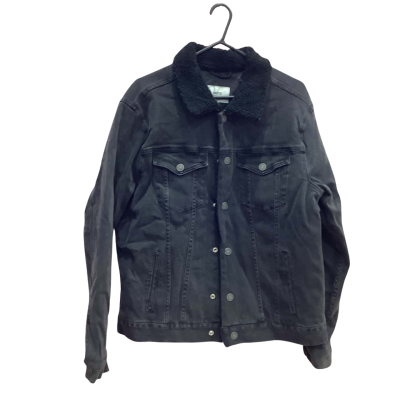 Maddox Mens Size XXL Black Denim Jacket  