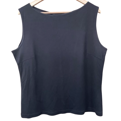 Perri Cutten Black Sleeveless Top Size XL
