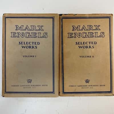 Books Marx Engels vol 1 & 2