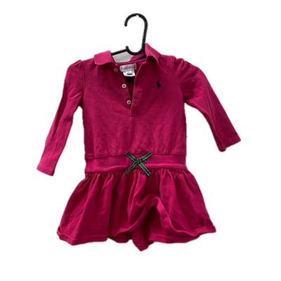 Ralph Lauren Kids Dress and Knickers Set Size 12-18M Pink  