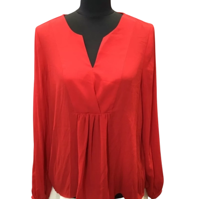 Forever New Womens  Size 10 Long Sleeve Top Red 