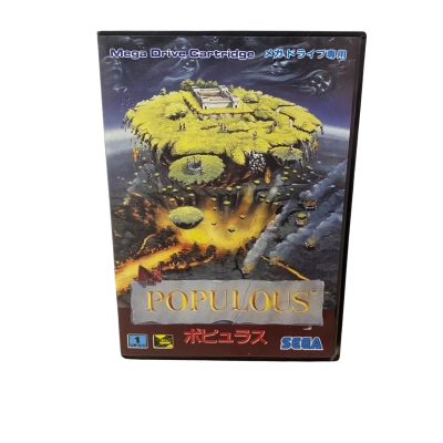 Sega Mega Drive cartridge, Populous - Japanese