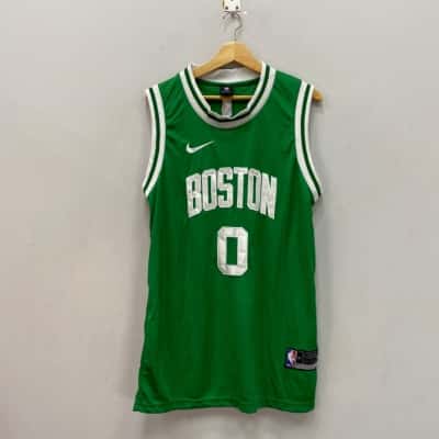 Nike /NBA Boston Celtics #0 Tatum Mens  Size XL Jersey Green 