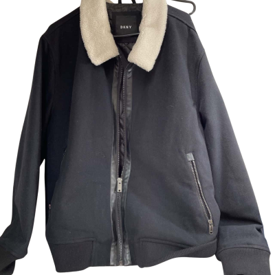 DKNY Mens Size XXL Dark Navy Blue Jacket 