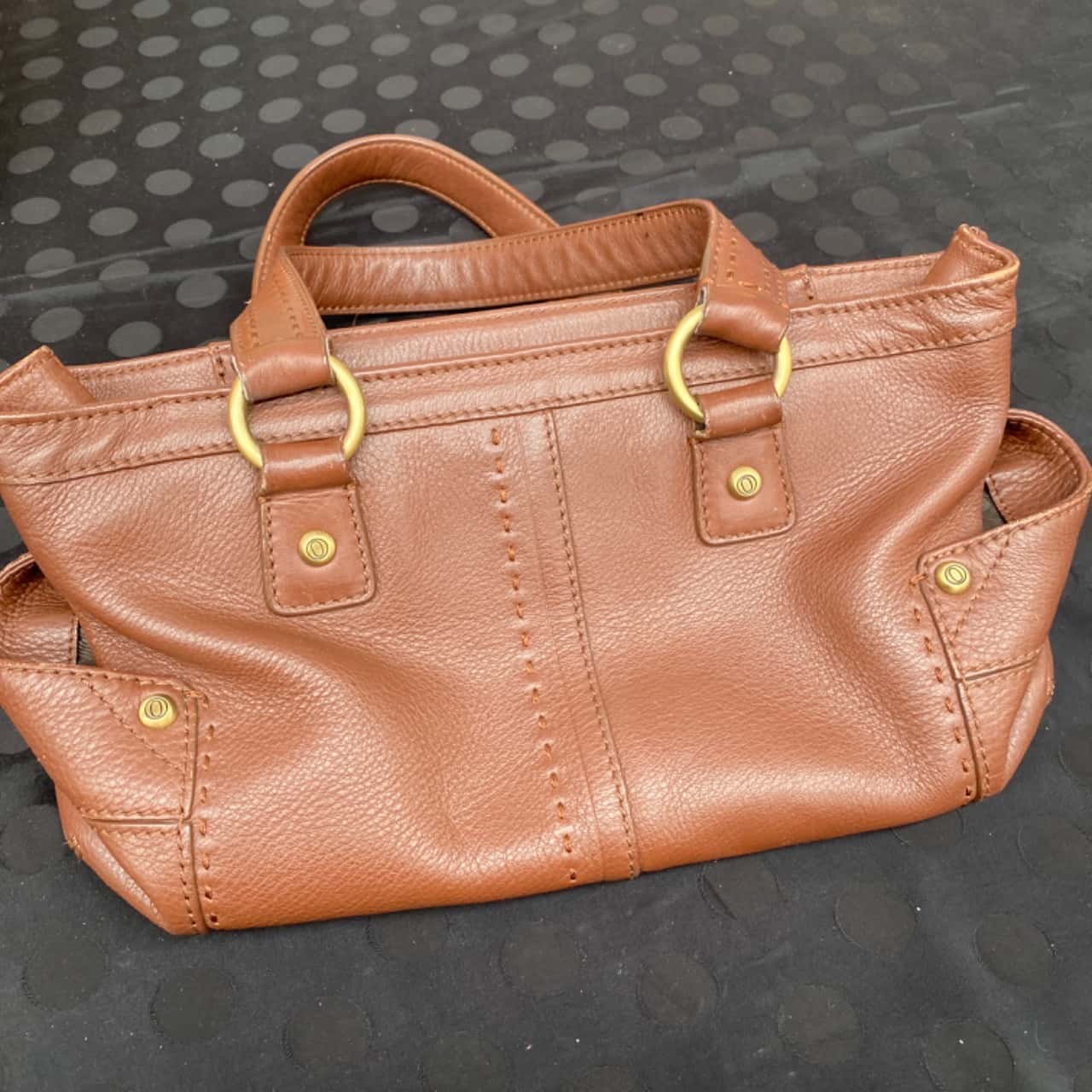 Oroton brown handbag (s)