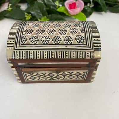 Handmade Trinket Box Morrocan & Paua Shell