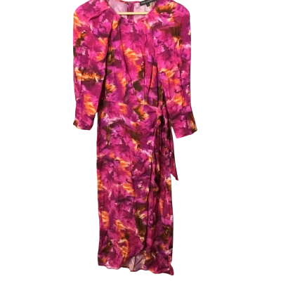 David Lawrence Womens  Size 6 Long Sleeve Dress Pink  