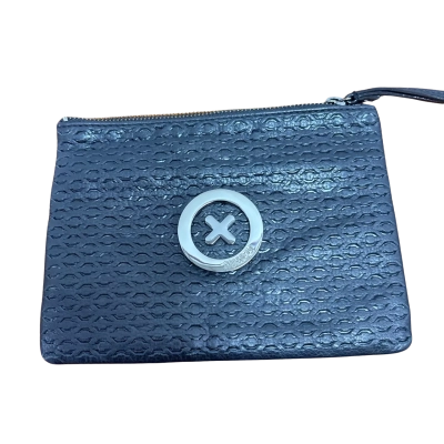 Mimco Womens Clutch Bag Black  / Silver 