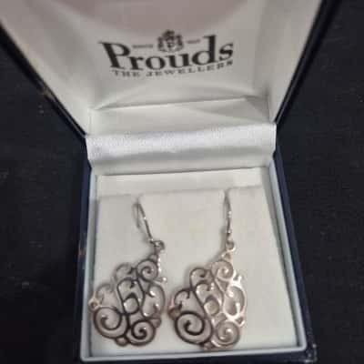  Womens Earrings Silver 