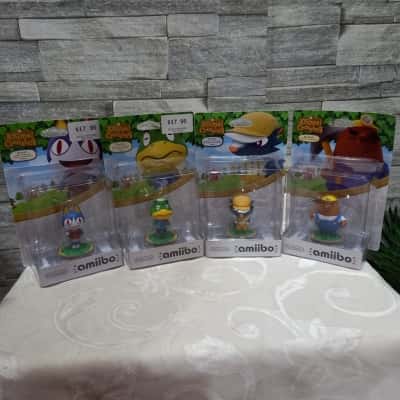 animal crossing amiibo x4 (sealed)