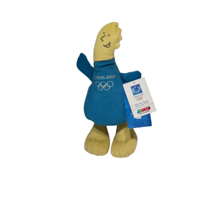 Athens 2004 official mascot blue plush