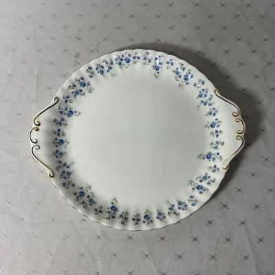 Vintage Royal Albert "Memory Lane" Bone China Cake Plate