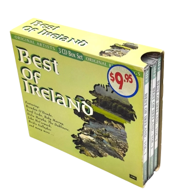 Best Of Ireland 3 CD Box Set Of Original Artists - CD's Are As New. See pics For Song Lists