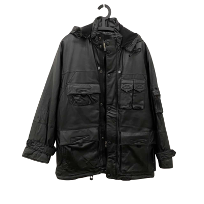 Wilsons Leather Mens  Size M Leather Jacket Black  