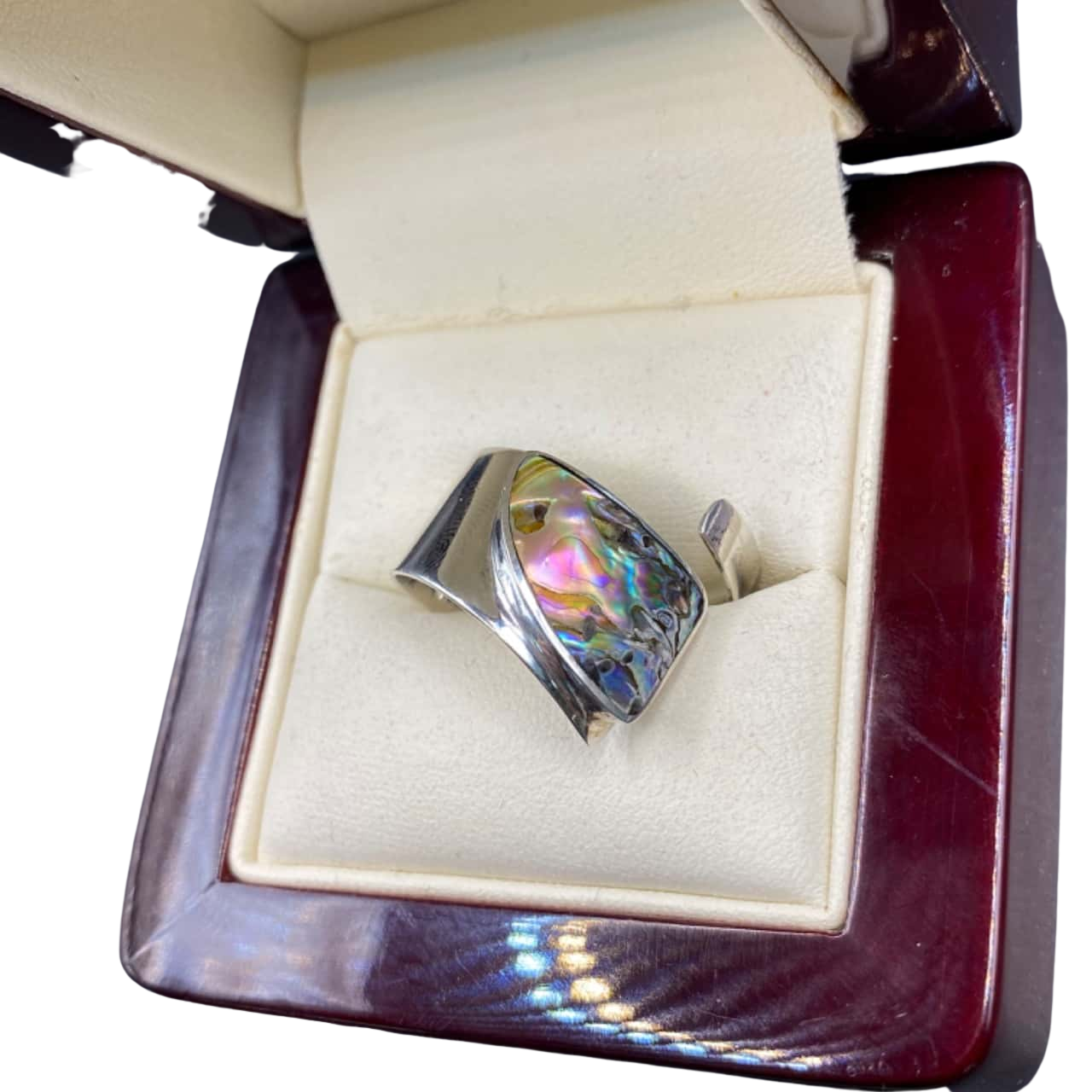 Monochromatic Silver Loop Ring (s)