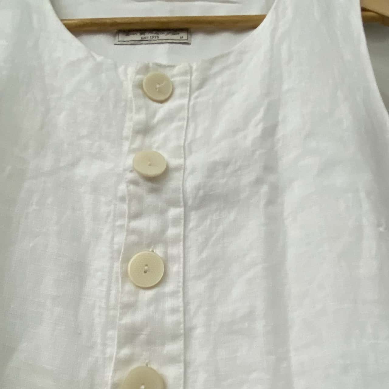 Haris Cotton Womens Size M Midi Dress White (s)