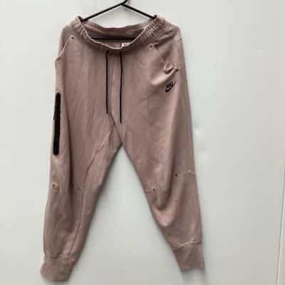 Nike Womens Hoodie / Tracksuit Pants set light Brown 