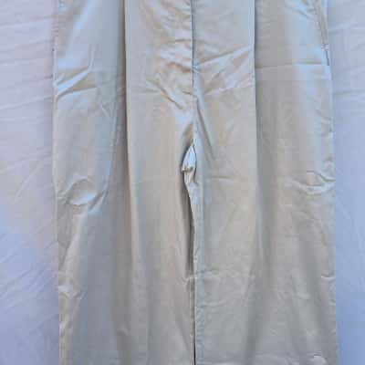 Country Road Womens  Size 16 Wide Leg Pants Beige 