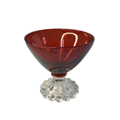 Vintage Anchor Hocking Ruby Berwick Boopie Dessert Glass
