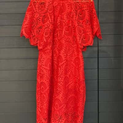 Wayne Cooper Womens  (9) Size 12 Red 