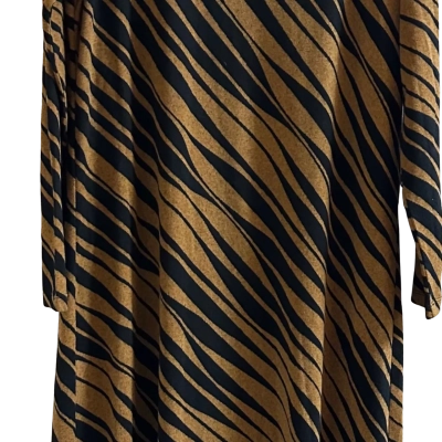 New with tags Cordelia Street Women's Size 14 turtleneck Maxi Dress toffee/Black 
