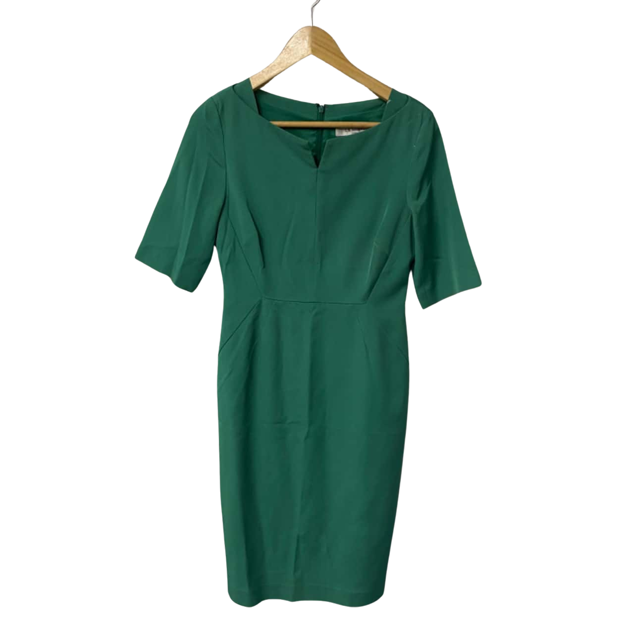 Womens Size 8 Short Sleeve Dress Green (s)